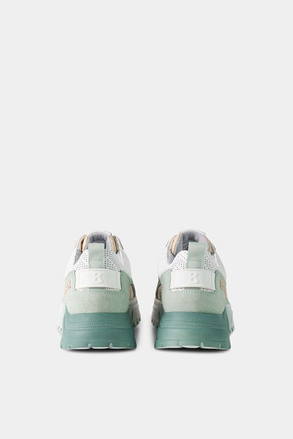 Malaga Trainers In White/Mint/Ros¨¦