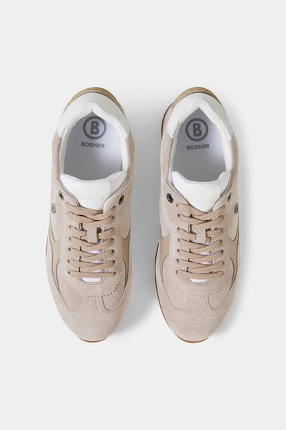 Monza Trainers In Taupe