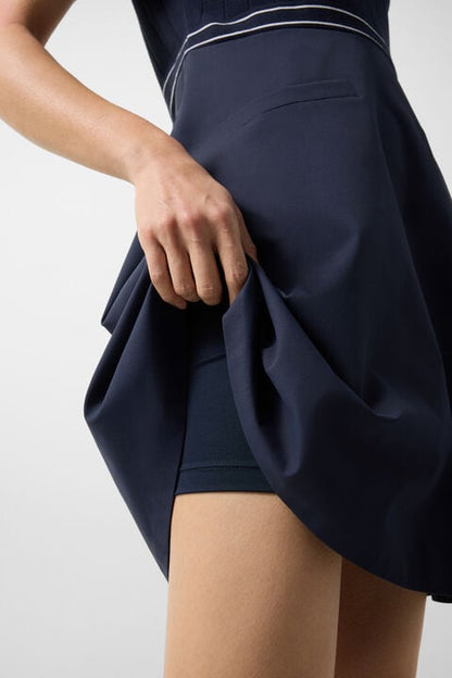 Selin Polo Dress In Navy Blue