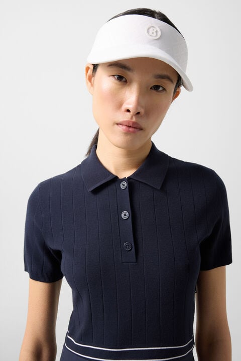 Selin Polo Dress In Navy Blue