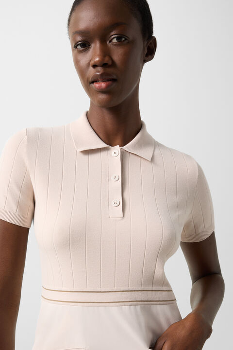 Selin Polo Dress In Sand