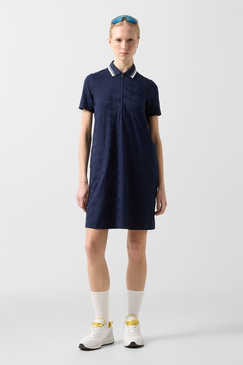 Pina Jersey Dress In Navy Blue