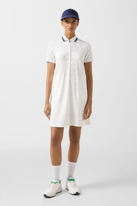 Pina Jersey Dress In Off-White