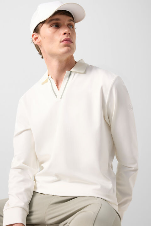 Cajus Polo Sweatshirt In Off-White