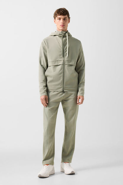 Ernesto Jersey Jacket In Eucalyptus