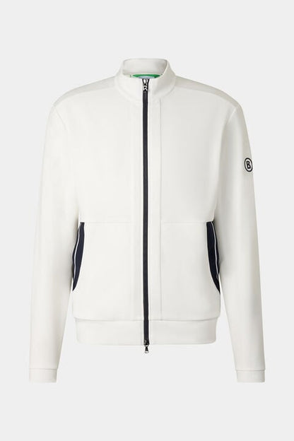 Semir Functional Jacket In Off-White/Navy Blue