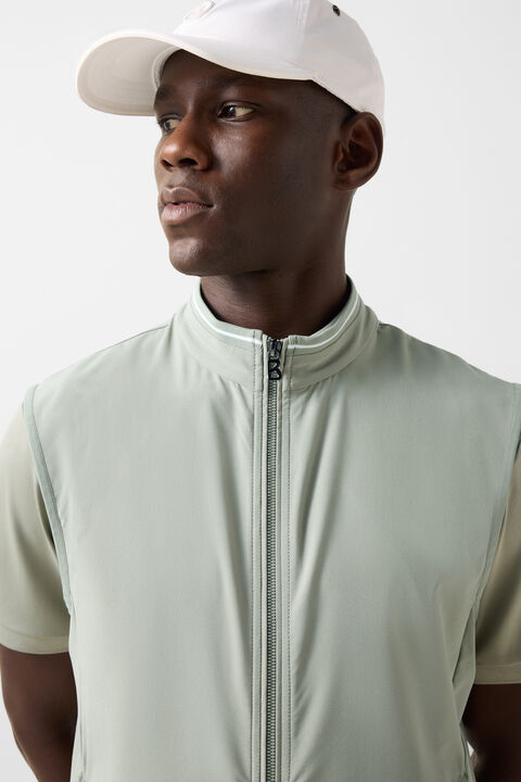 Mahdi Functional Waistcoat In Eucalyptus
