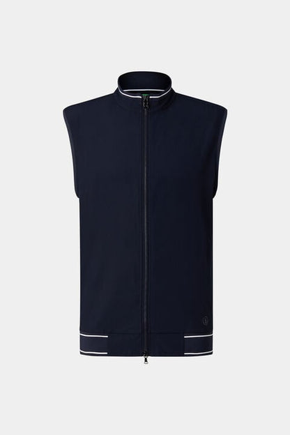 Mahdi Functional Waistcoat In Navy Blue