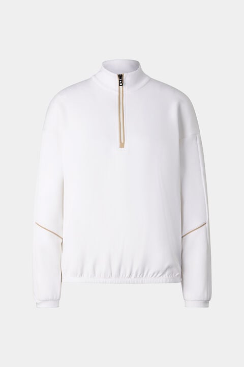 Floria Sweat Troyer In White