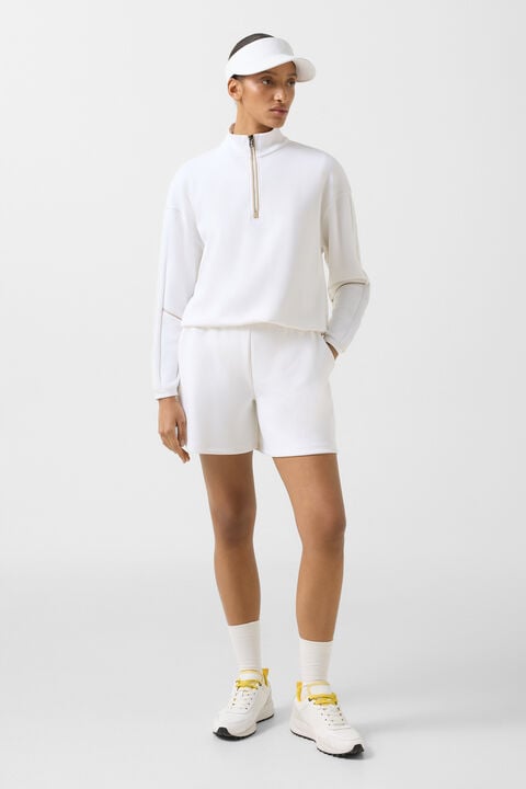 Floria Sweat Troyer In White
