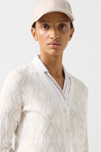 Amber Knit Jacket In Cream/Sand