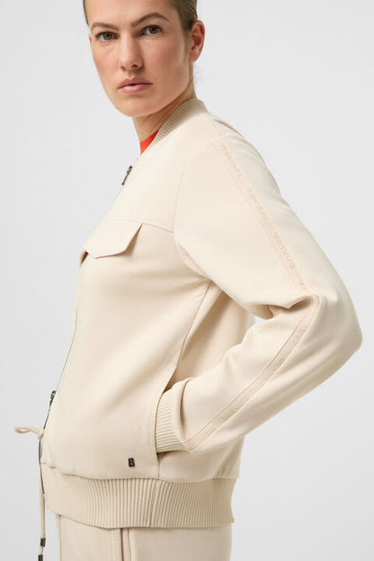 Nika Jersey Jacket In Sand