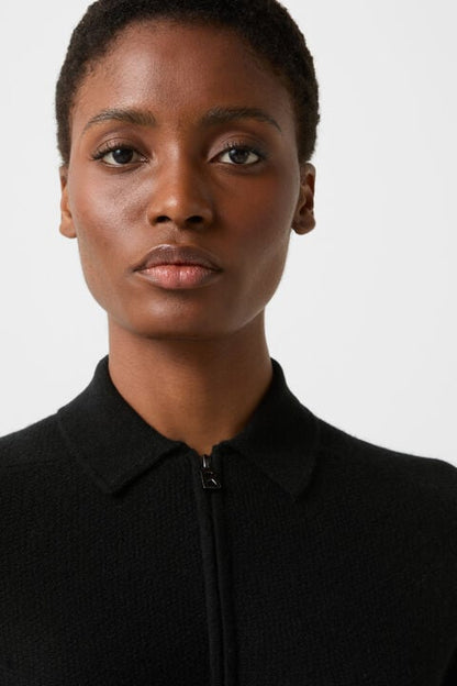 Knitted Polo Shirt Shari In Black