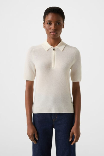 Knitted Polo Shirt Shari In Sand