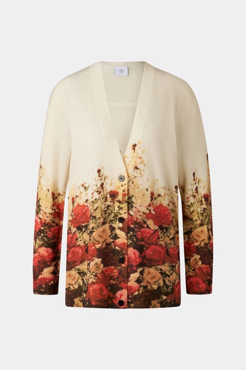 Cardigan Heidi In Sand/Red