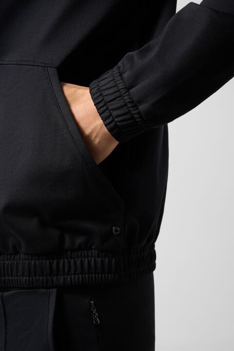 Rupert Jersey Jacket In Black