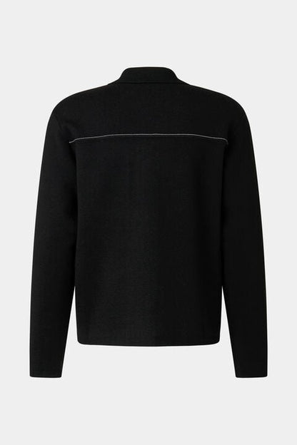 Olaf Knit Jacket In Black