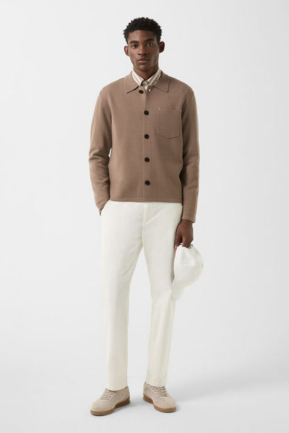 Olaf Knit Jacket In Mud