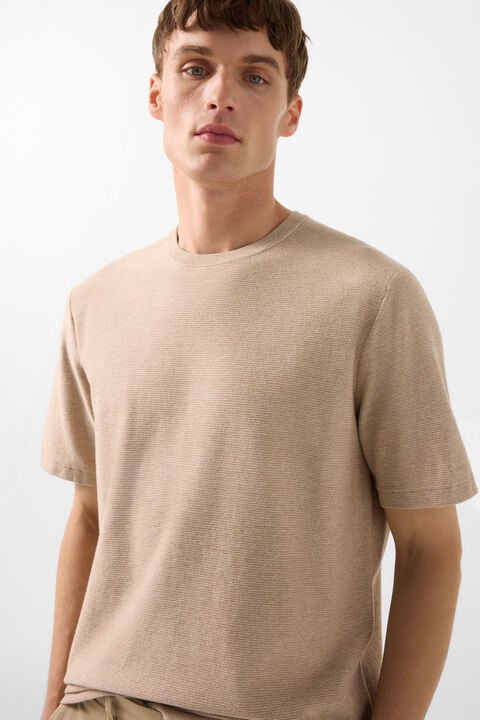 Knitted Shirt Horton In Beige