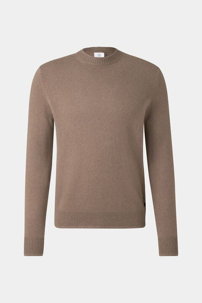 Brendon Cashmere Jumper In Mud