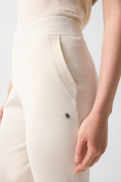 Josie Knitted Trousers In Cream