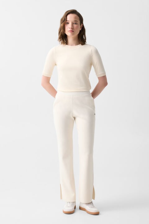 Josie Knitted Trousers In Cream