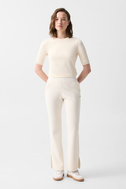 Josie Knitted Trousers In Cream