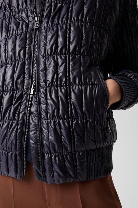 Sherry Quilted Jacket In Navy Blue