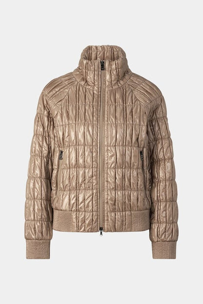Sherry Quilted Jacket In Camel