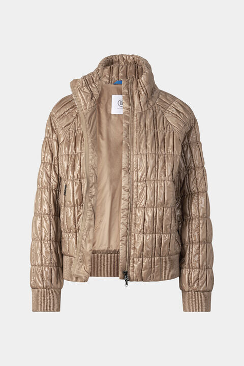 Sherry Quilted Jacket In Camel