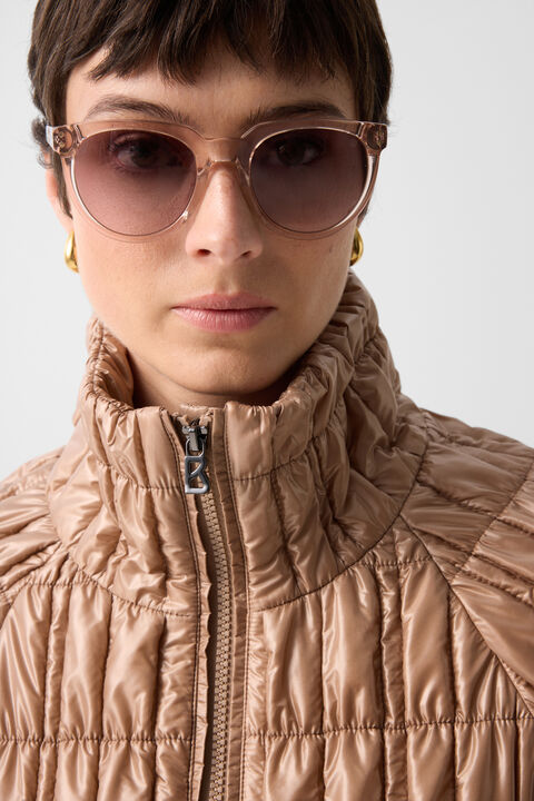 Sherry Quilted Jacket In Camel