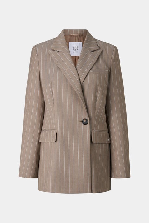 Virgin Wool Blazer Janina In Camel