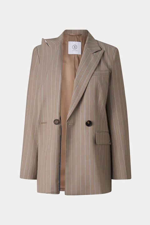 Virgin Wool Blazer Janina In Camel