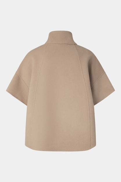 Wool Waistcoat Venice In Camel