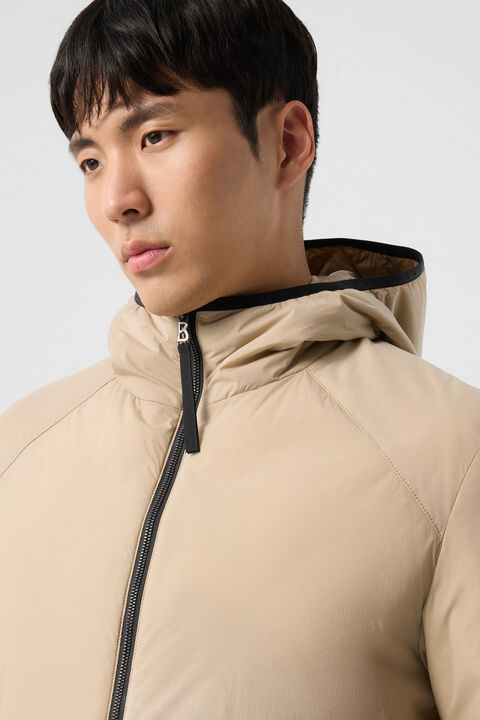 Clio Lightweight Down Jacket In Beige