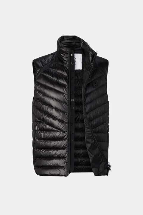 Lasse Lightweight Down Waistcoat In Black