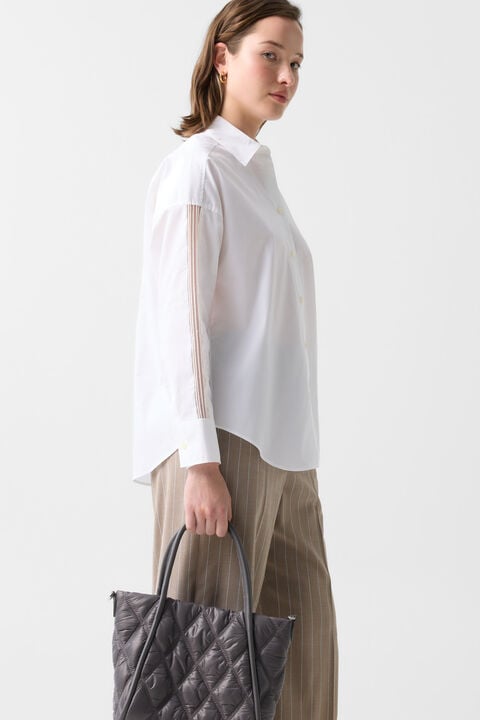 Misty Shirt Blouse In White