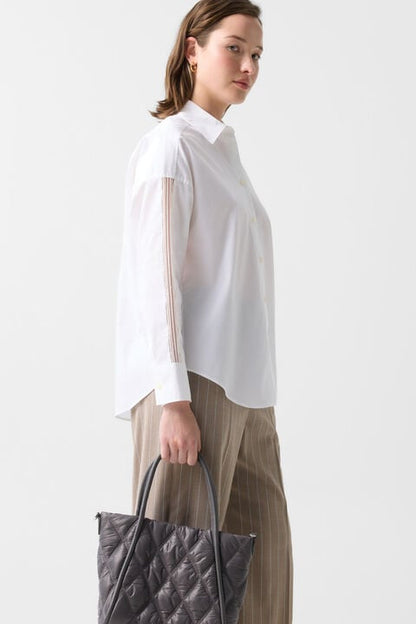 Misty Shirt Blouse In White