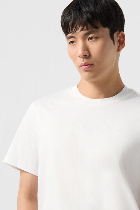 Cotton T-Shirt Lukas In White