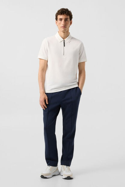 Timo Piqu¨¦ Polo Shirt In Off-White