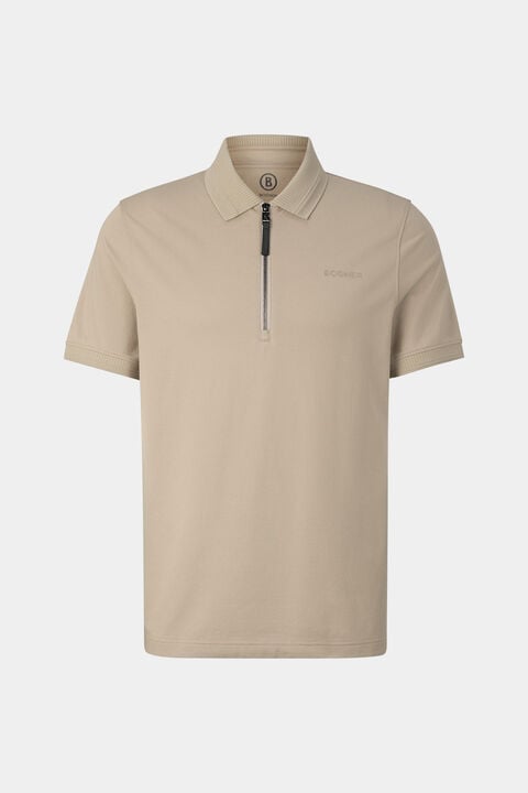 Timo Piqu¨¦ Polo Shirt In Beige