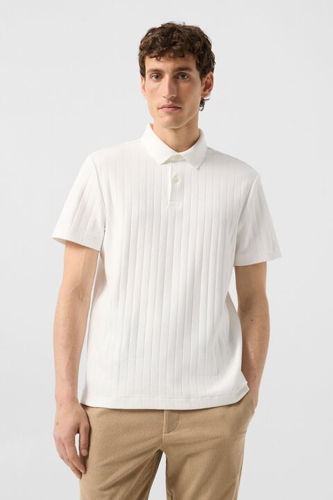 Zane Polo Shirt In Off-White