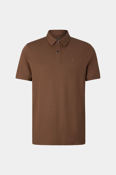 Timo Piqu¨¦ Polo Shirt In Brown