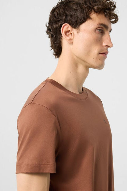 Ryan Cotton T-Shirt In Brown