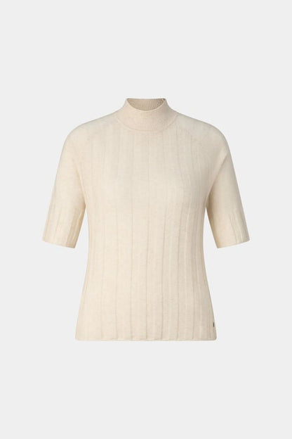 Virgin Wool Cashmere Shirt Tina In Cream