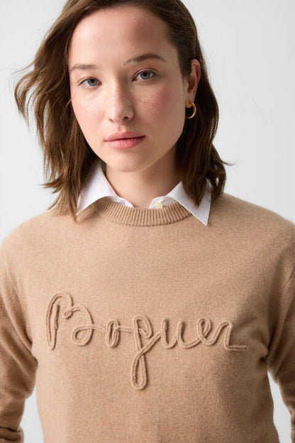 Tatjana Pure New Wool Cashmere Jumper In Camel