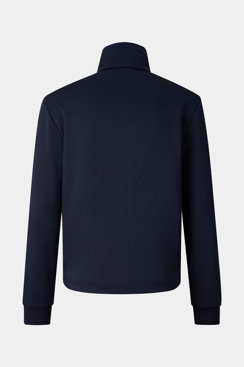 Baker Down Jersey Jacket In Navy Blue