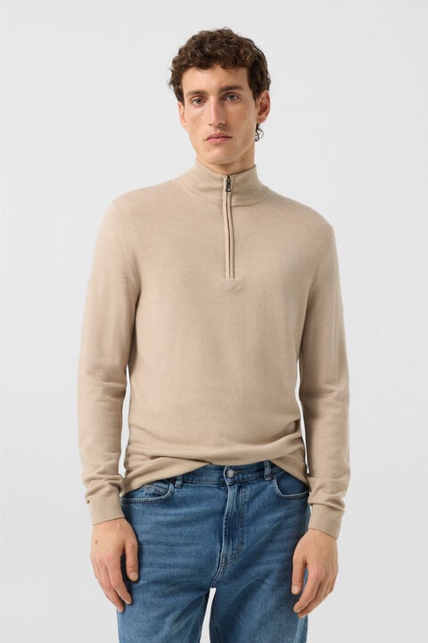 Ouri Merino Troyer In Beige