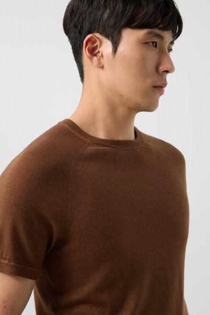 Osaka Merino Shirt In Brown