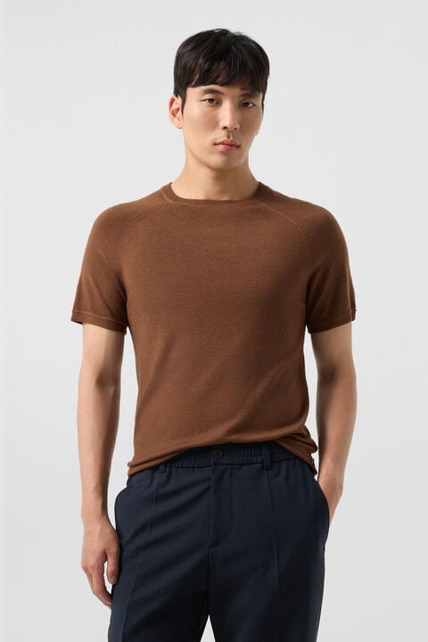 Osaka Merino Shirt In Brown